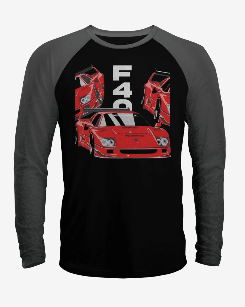 Polera Raglan F40 Ferrari