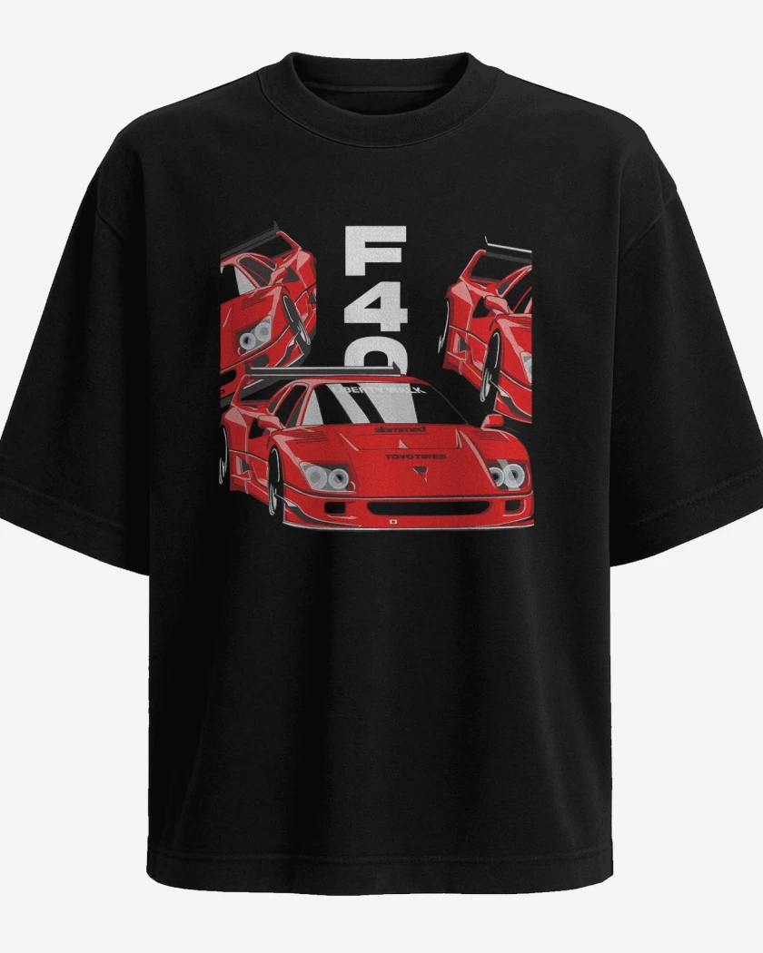 Polera Oversize F40 Ferrari