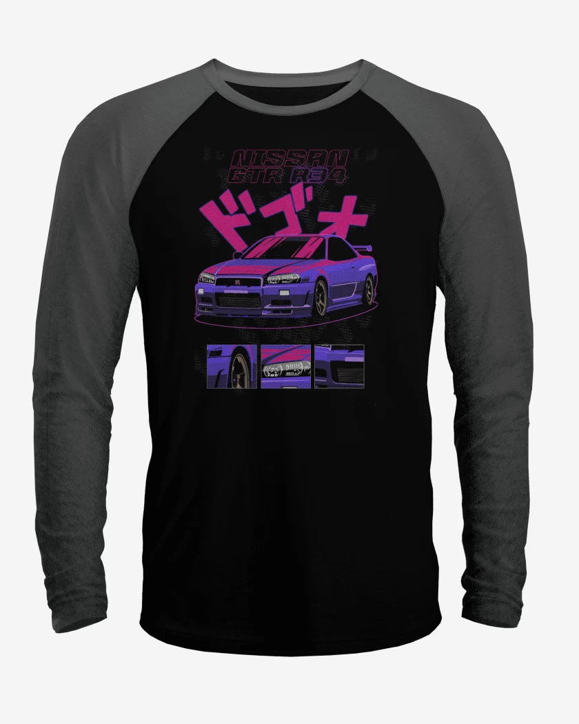 Polera Raglan GTR 34