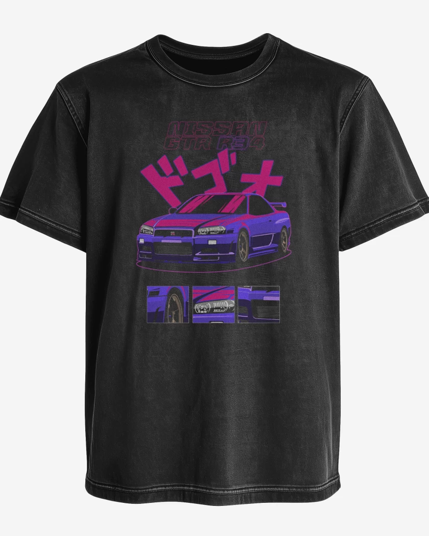 Polera desgastada GTR 34