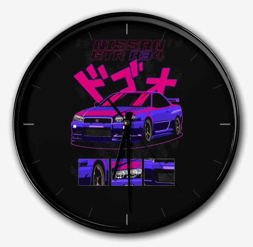 Reloj Negro de GTR 34