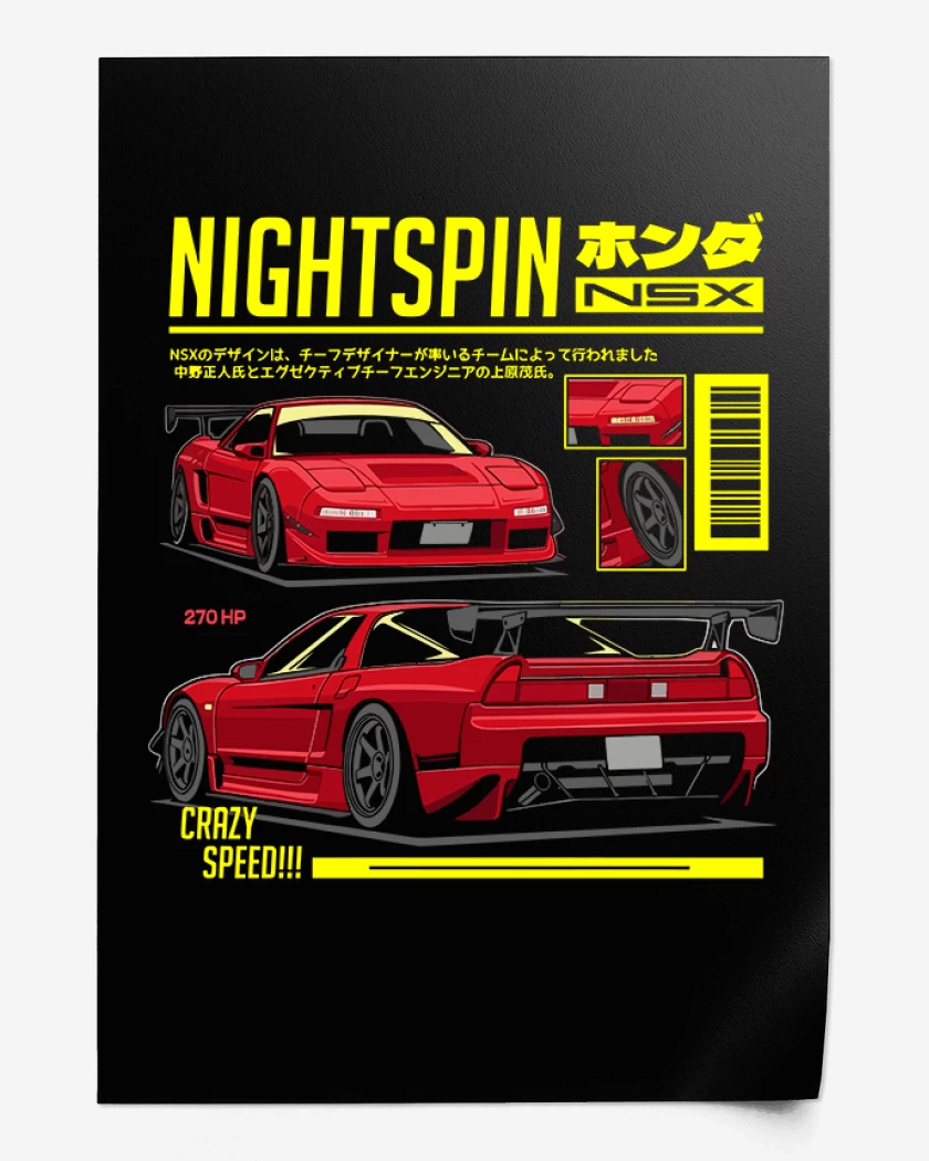 Print Honda NSX