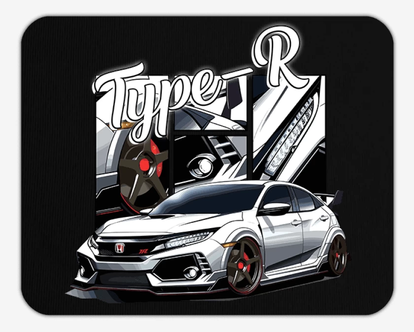 Mousepad Negro de Type  R