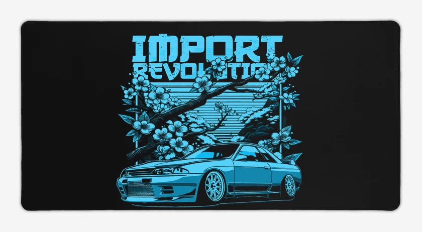 Mouse pad Gamer Negro de Skyline r34