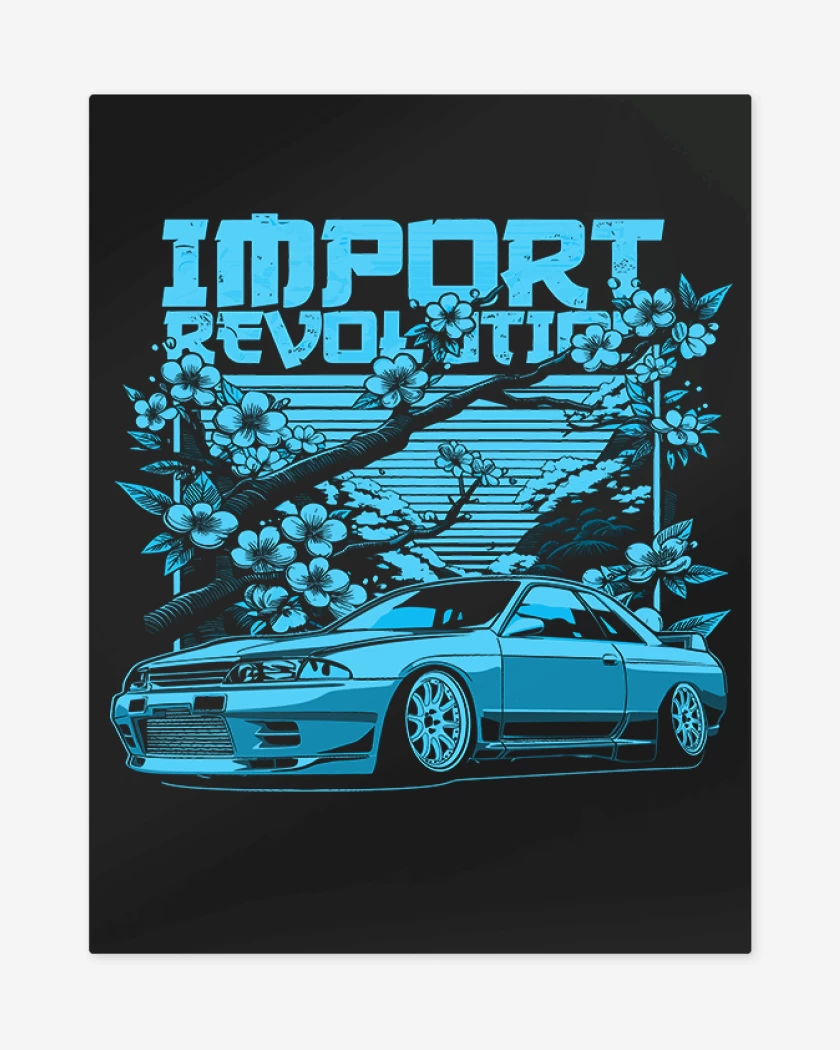 Print metalico Negro de Skyline r34
