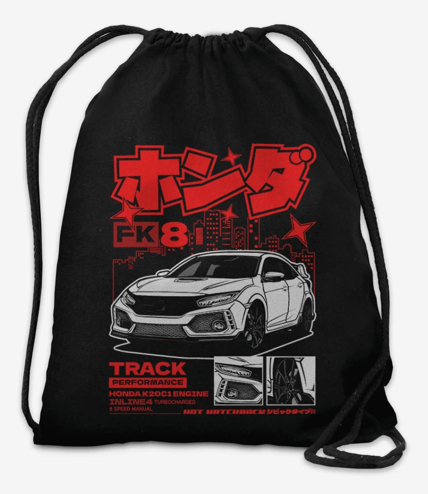 Mochila Negro de Honda Type R