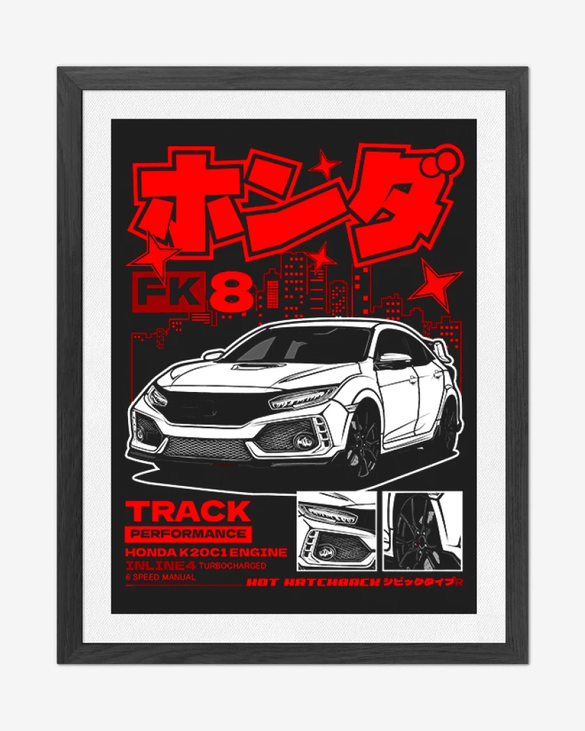 Cuadro decorativo Honda Type R