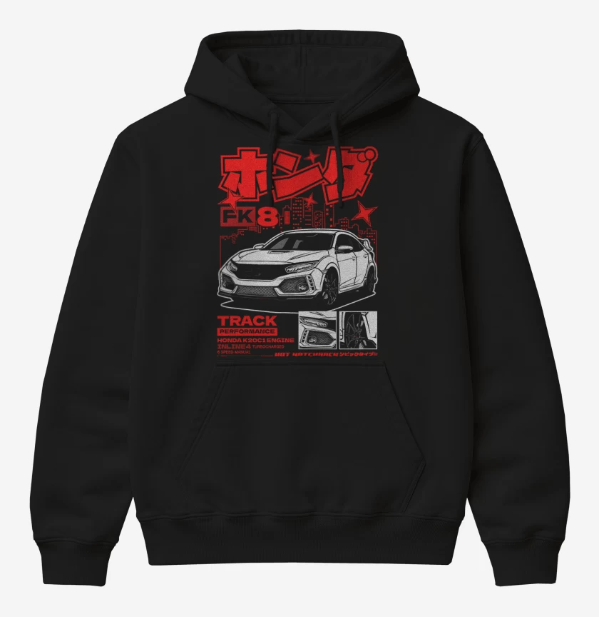 Poleron Canguro básico Honda Type R
