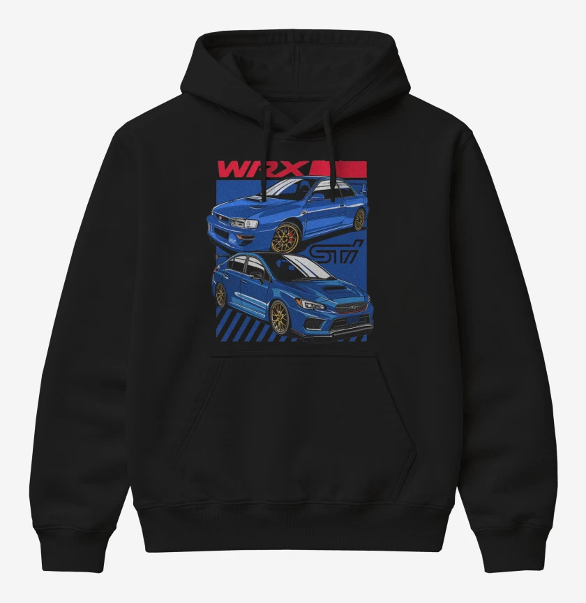 Poleron Canguro básico Negro de WRX 
