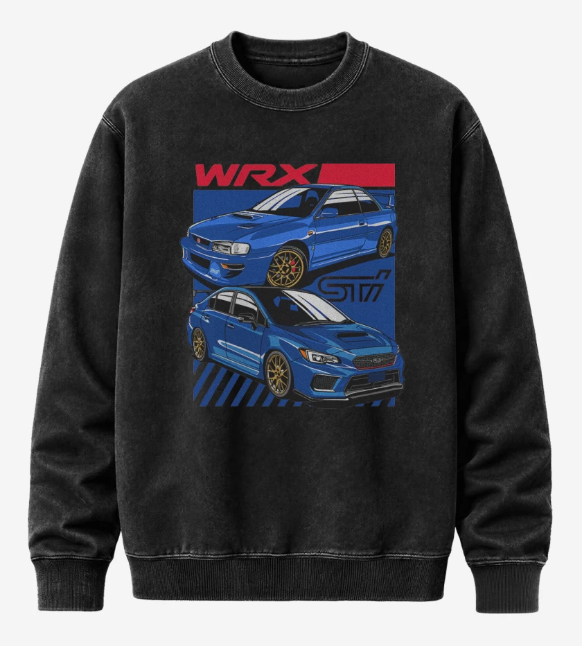 Poleron Polo Acid Wash Negro de WRX 