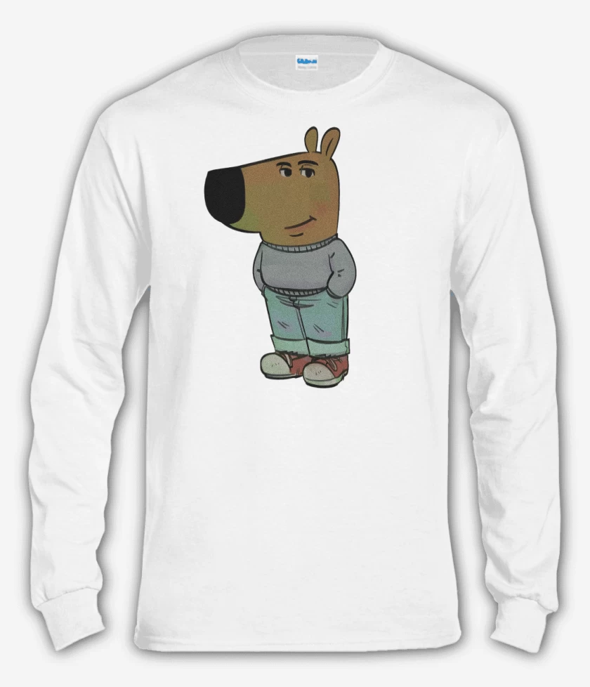 Polera manga larga Blanco de Chill de Cojones