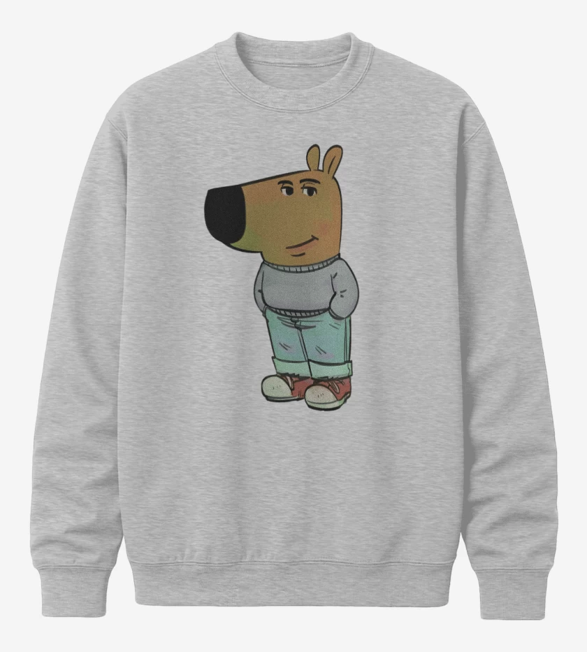 Poleron polo Gris Melange de Chill de Cojones