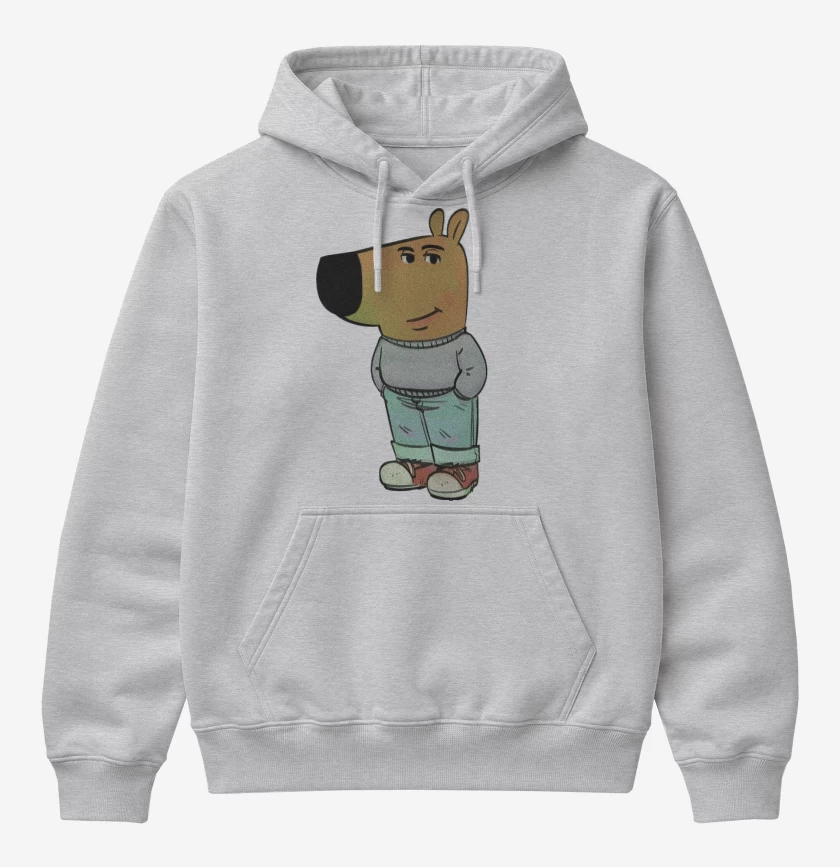 Poleron Canguro básico Gris Melange de Chill de Cojones