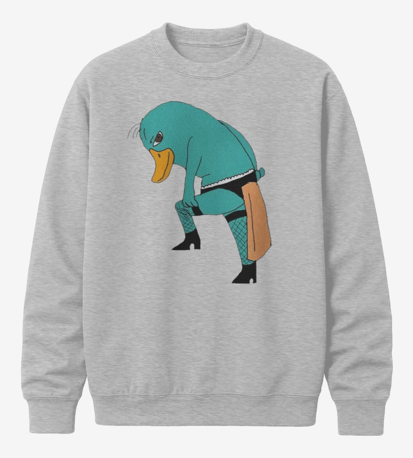 Poleron polo Gris Melange de Perry El OrtitoRico
