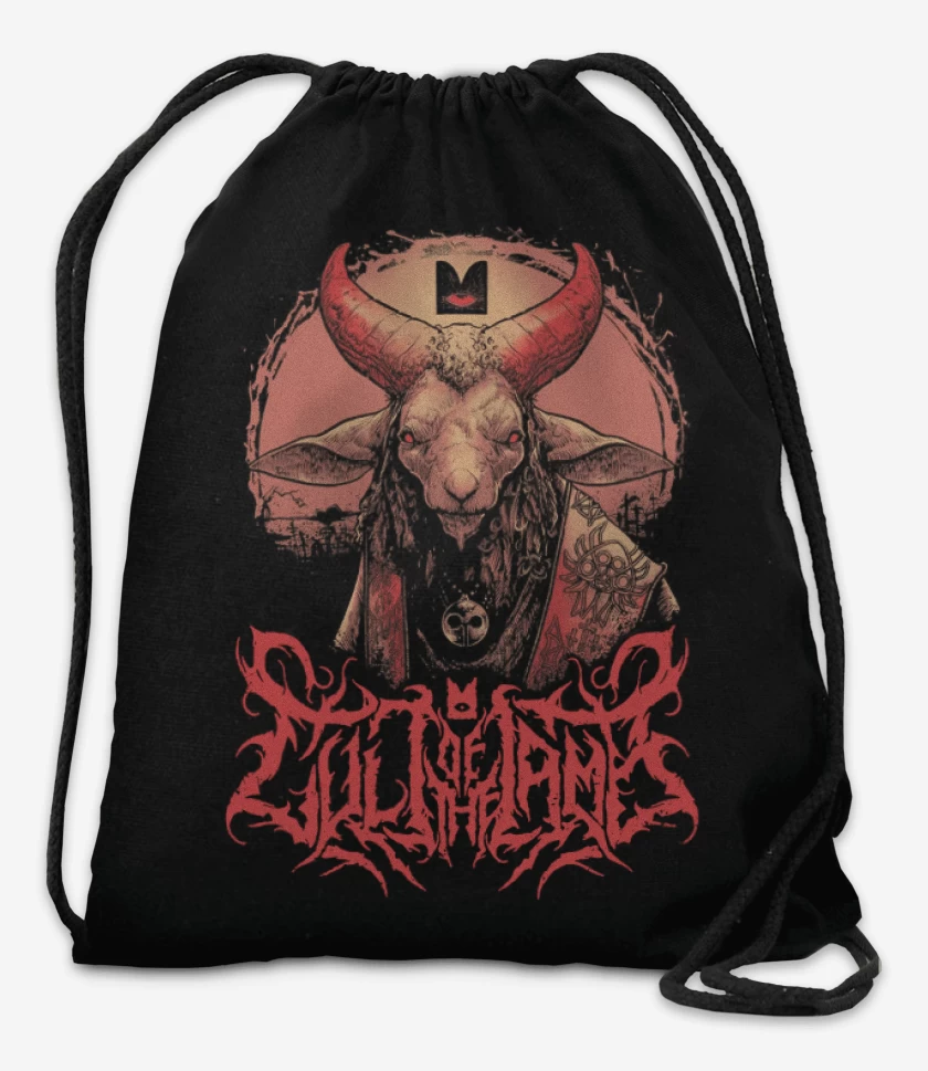 Mochila Negro de Cult of the Lamb Unholy Lamb