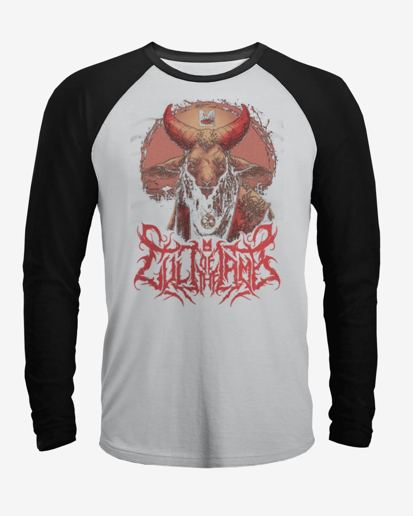 Polera Raglan Cult of the Lamb Unholy Lamb