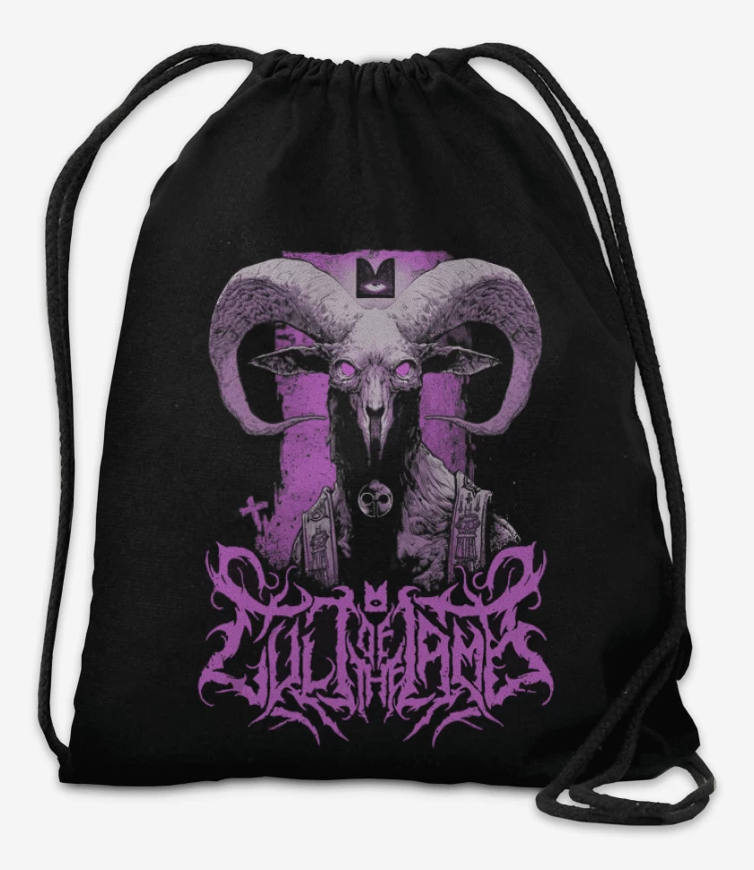 Mochila Negro de Cult of the Lamb Unholy Goat