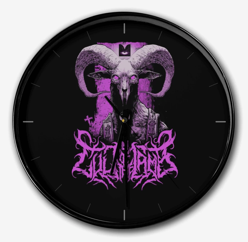 Reloj Negro de Cult of the Lamb Unholy Goat