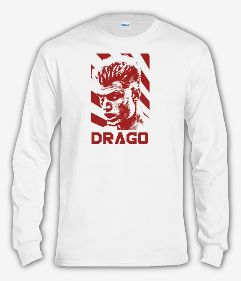 Polera manga larga Blanco de Drago