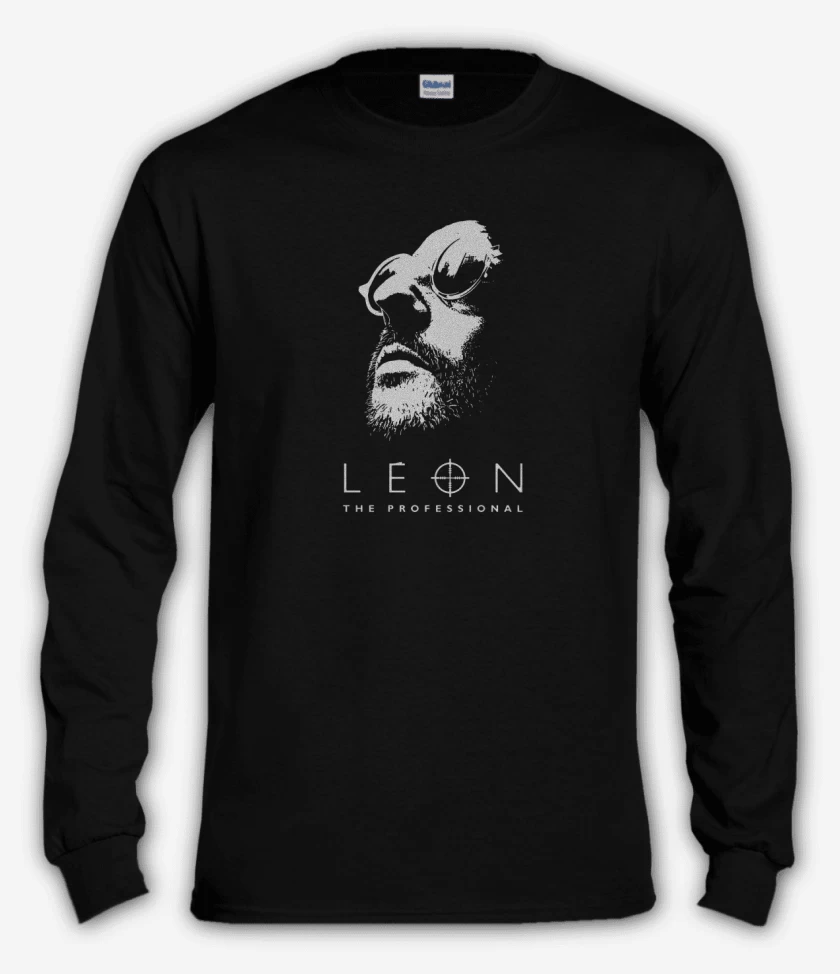 Polera manga larga Negro de Leon the professional 2