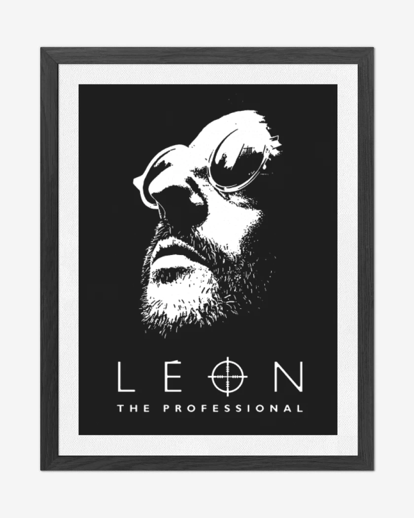 Cuadro decorativo Negro de Leon the professional 2