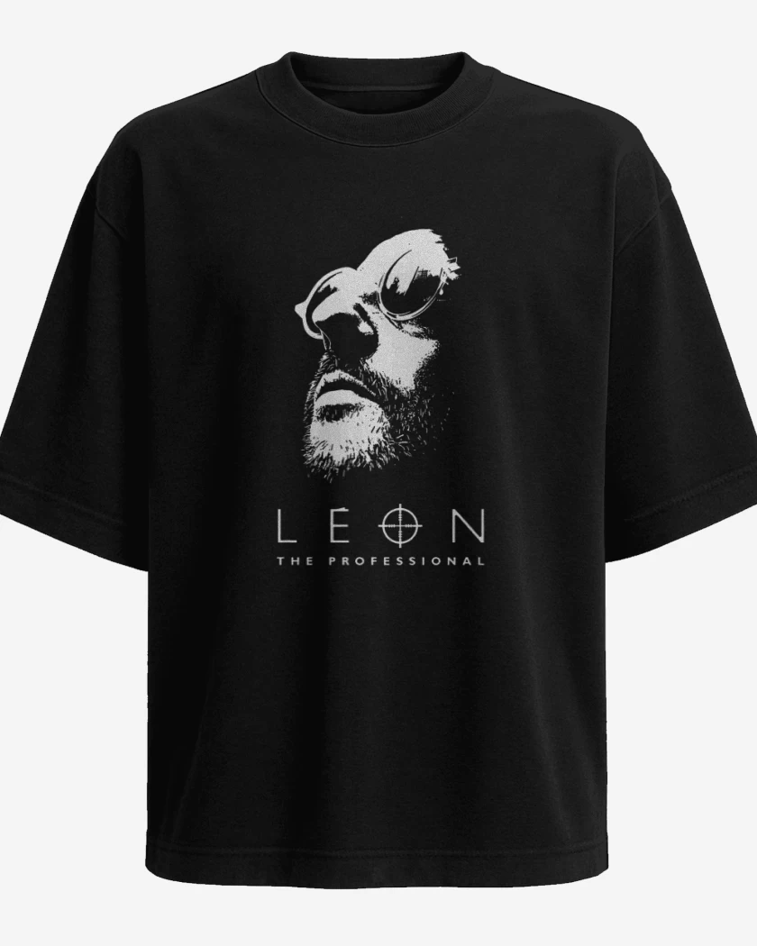 Polera Oversize Negro de Leon the professional 2