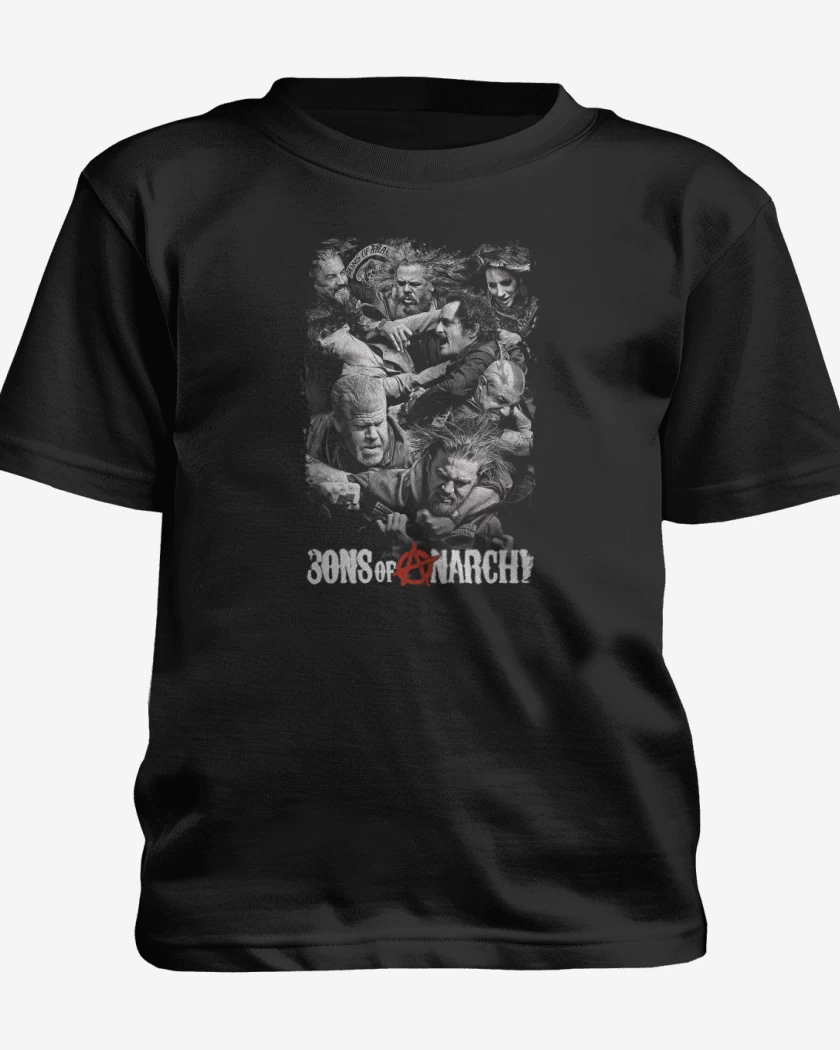 Polera de niño Negro de Sons of anarchy poster
