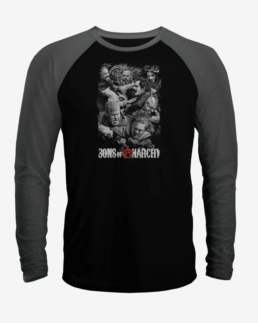 Polera Raglan Sons of anarchy poster