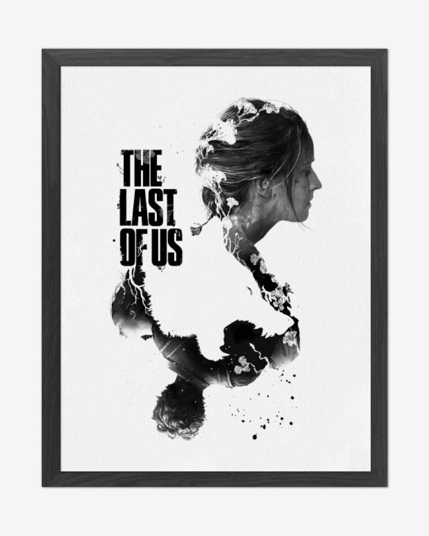 Cuadro decorativo Blanco de The Last of Us Abby 