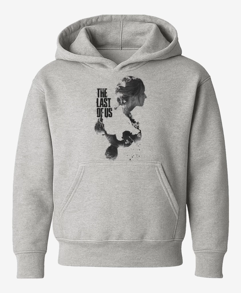 Poleron de niño Gris Melange de The Last of Us Abby 