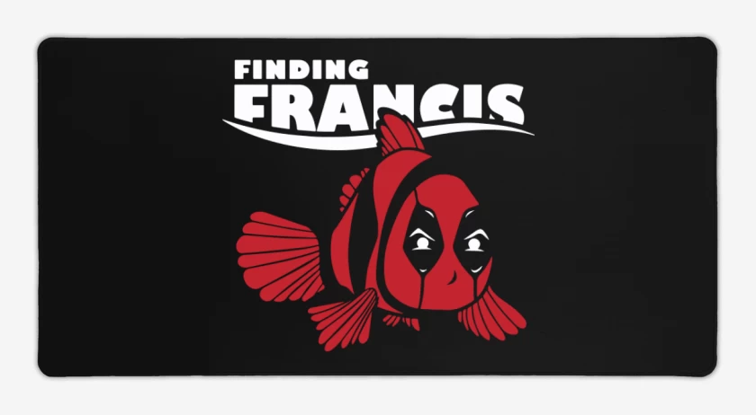 Mouse pad Gamer Negro de Finding franci