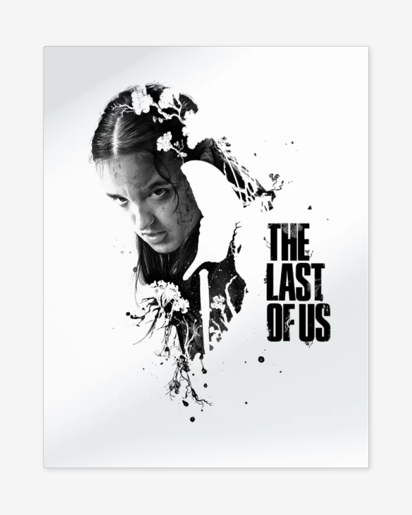 Print metalico The Last of Us Ellie 