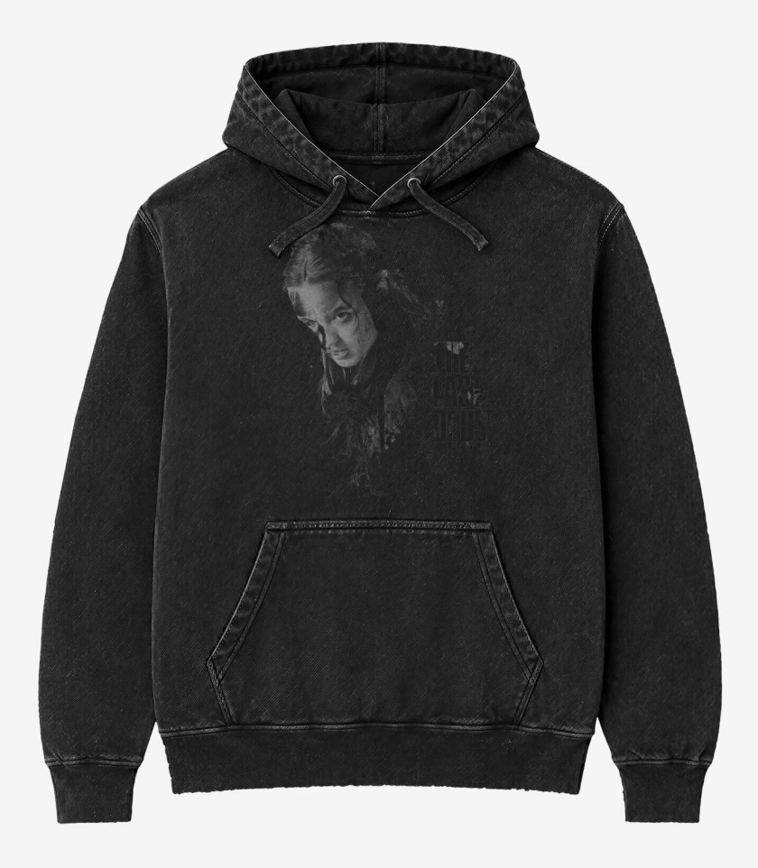 Poleron Canguro Acid Wash The Last of Us Ellie 
