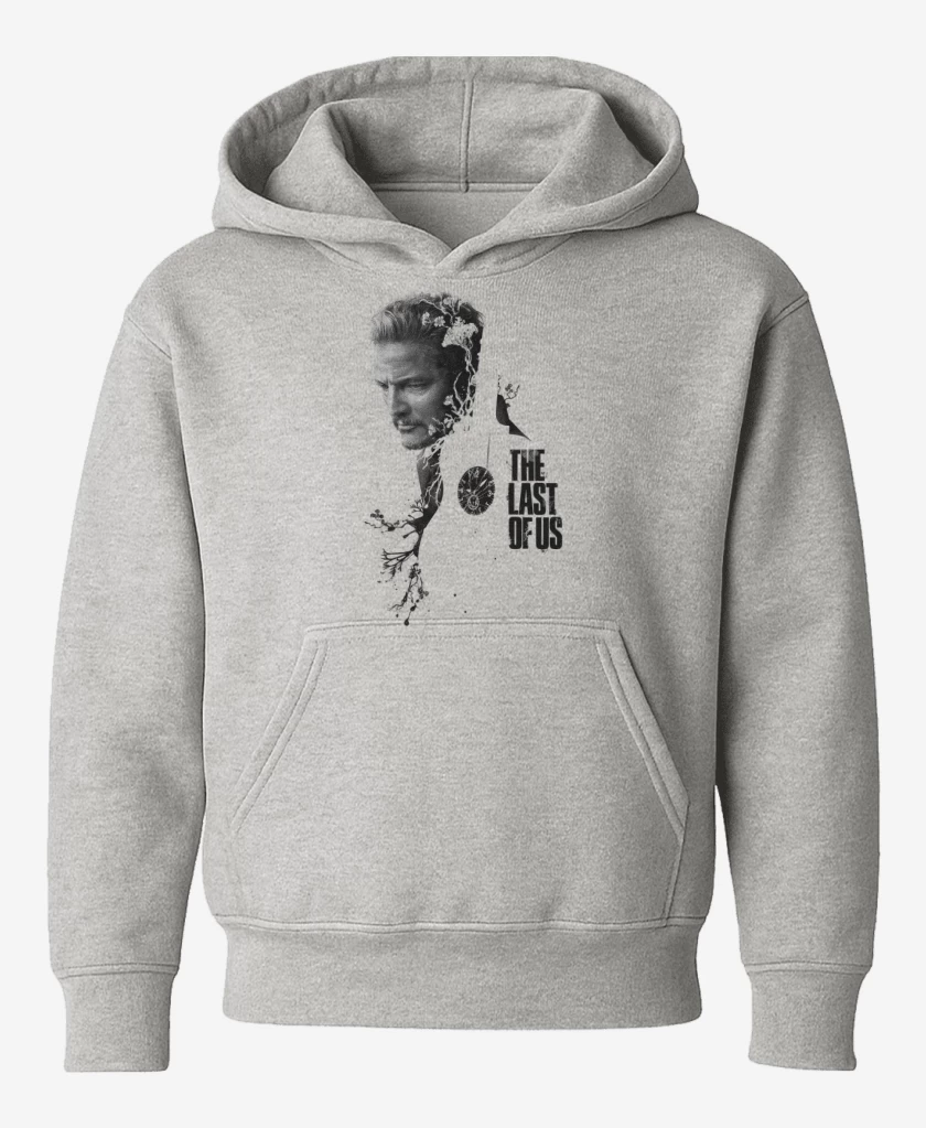 Poleron de niño Gris Melange de The Last of Us Joel