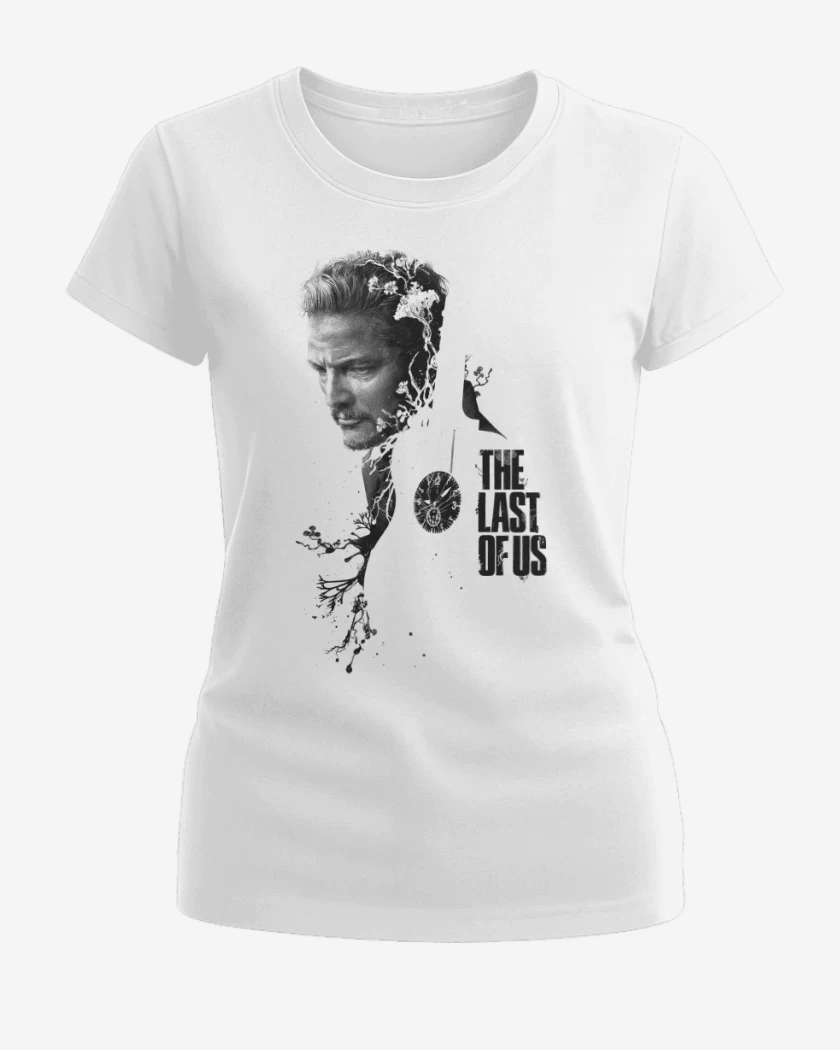 Polera de Mujer Blanco de The Last of Us Joel
