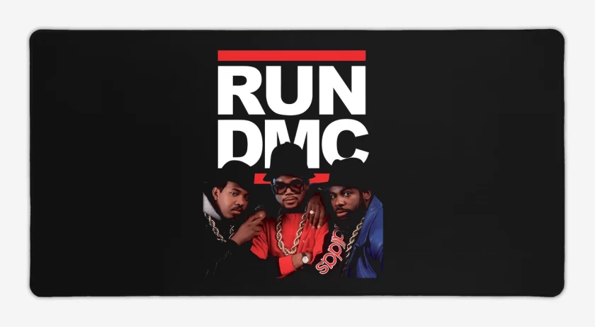 Mouse pad Gamer Negro de RUNDMC