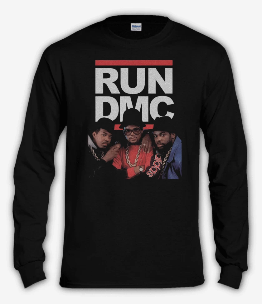 Polera manga larga Negro de RUNDMC
