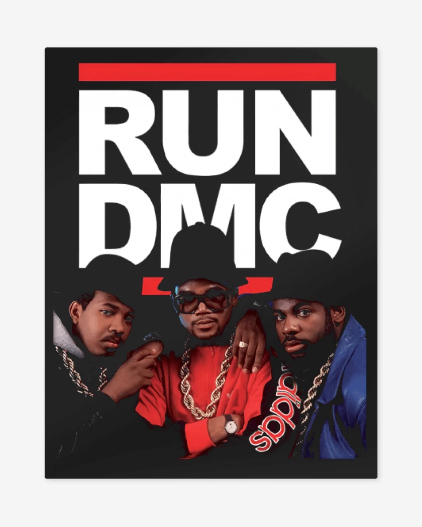 Print metalico Negro de RUNDMC