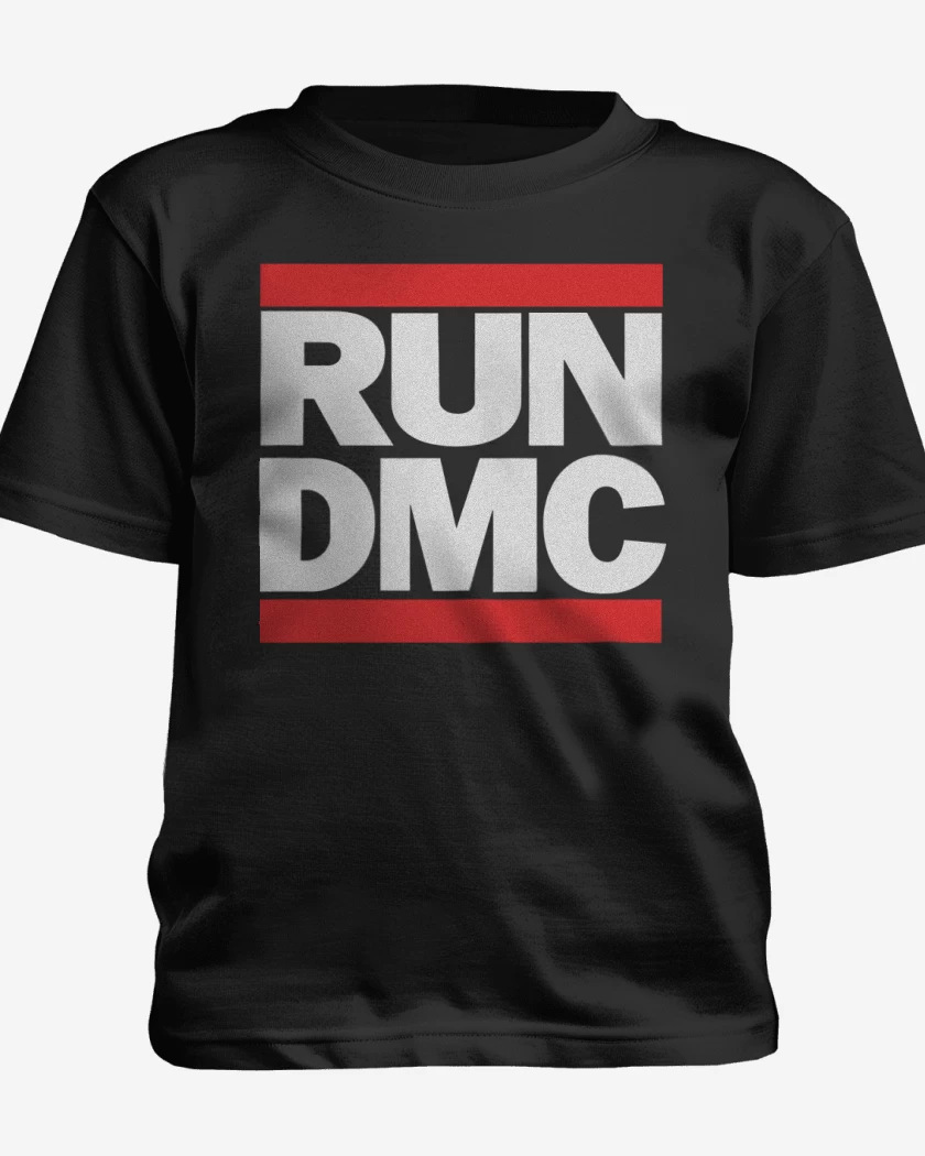 Polera de niño Negro de RUNDMC LOGO
