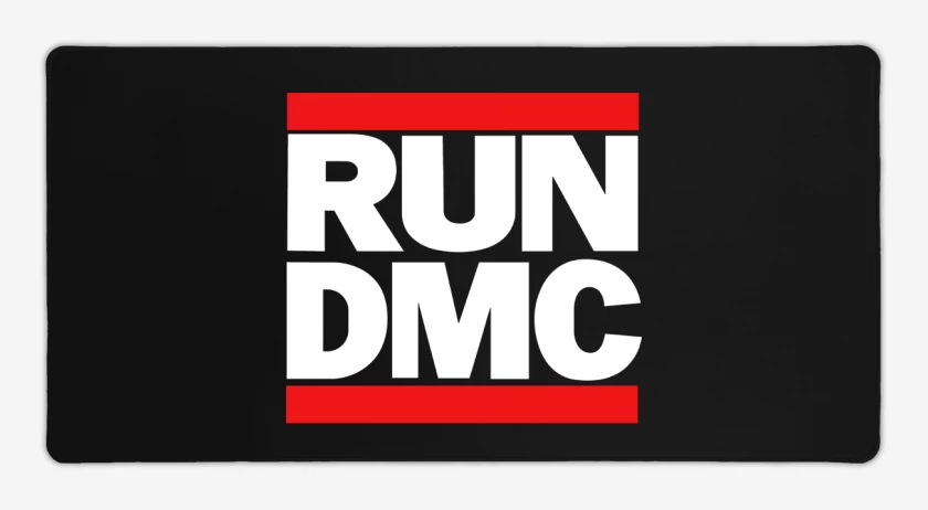 Mouse pad Gamer Negro de RUNDMC LOGO