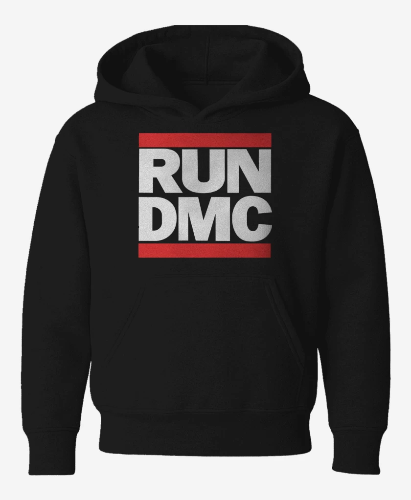 Poleron de niño Negro de RUNDMC LOGO
