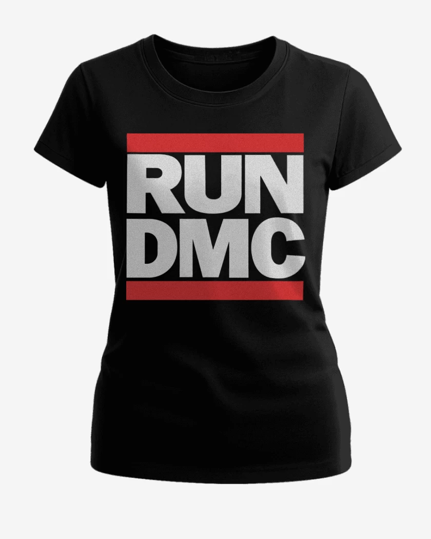 Polera de Mujer Negro de RUNDMC LOGO
