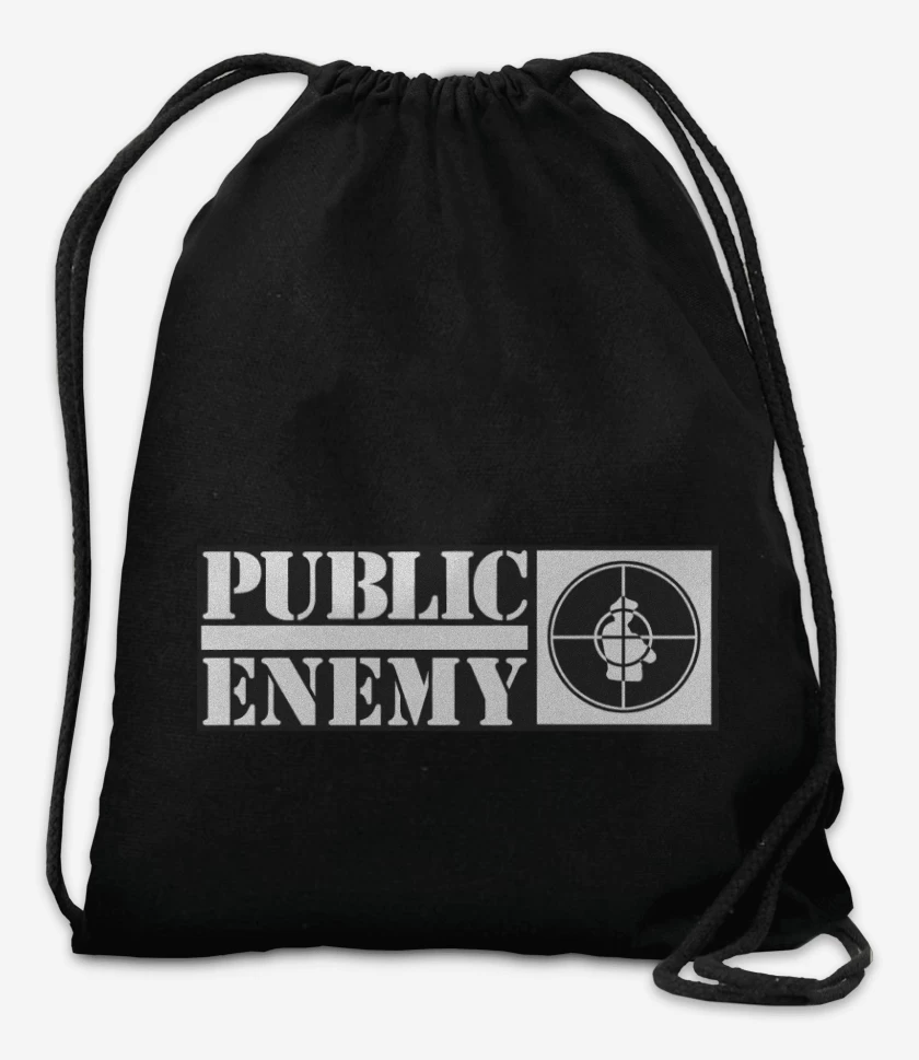 Mochila Negro de Public Enemy