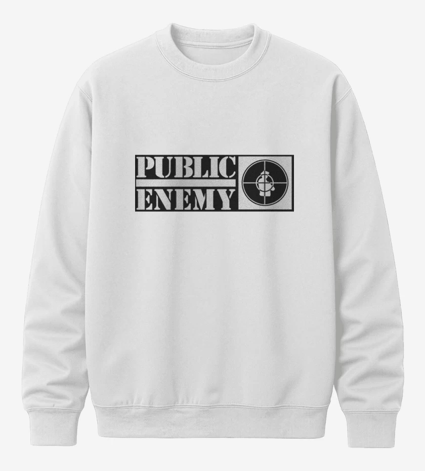 Poleron polo Blanco de Public Enemy