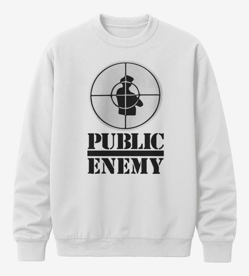 Poleron polo Blanco de Public Enemy II