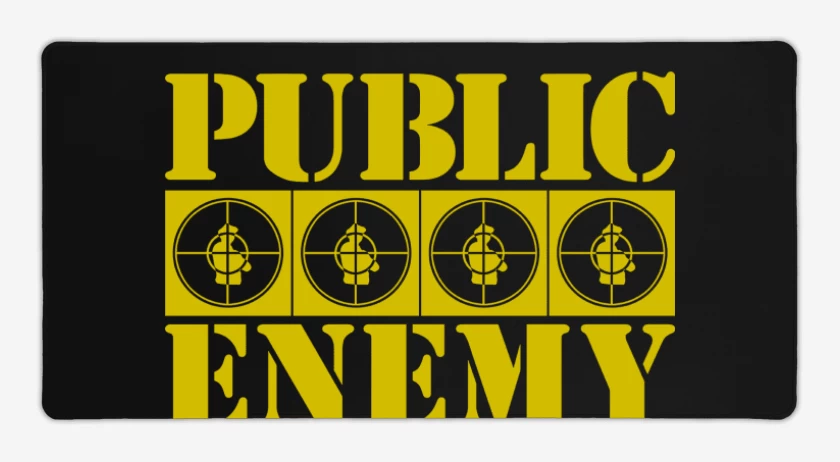 Mouse pad Gamer PUBLIC ENEMY YELLOW
