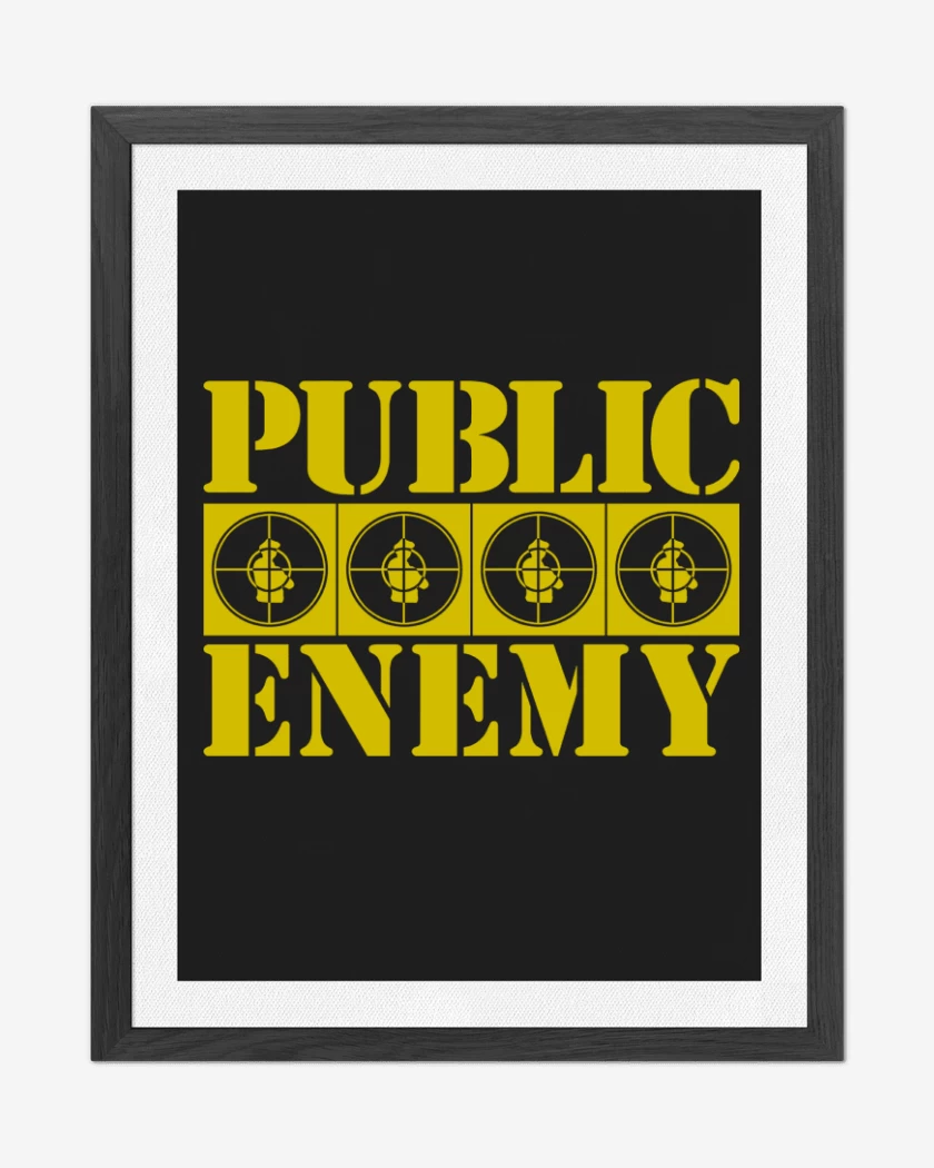 Cuadro decorativo Negro de PUBLIC ENEMY YELLOW
