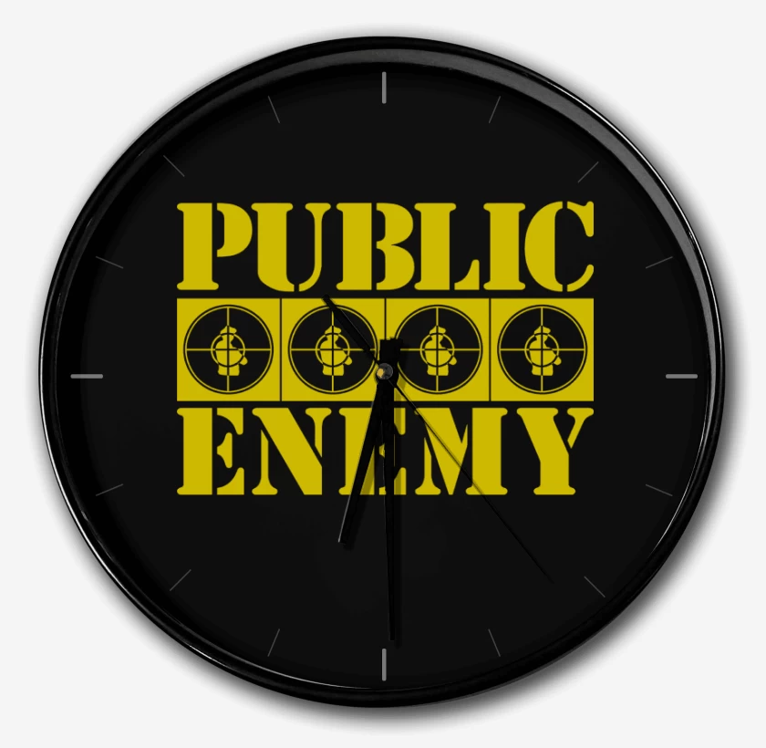 Reloj Negro de PUBLIC ENEMY YELLOW