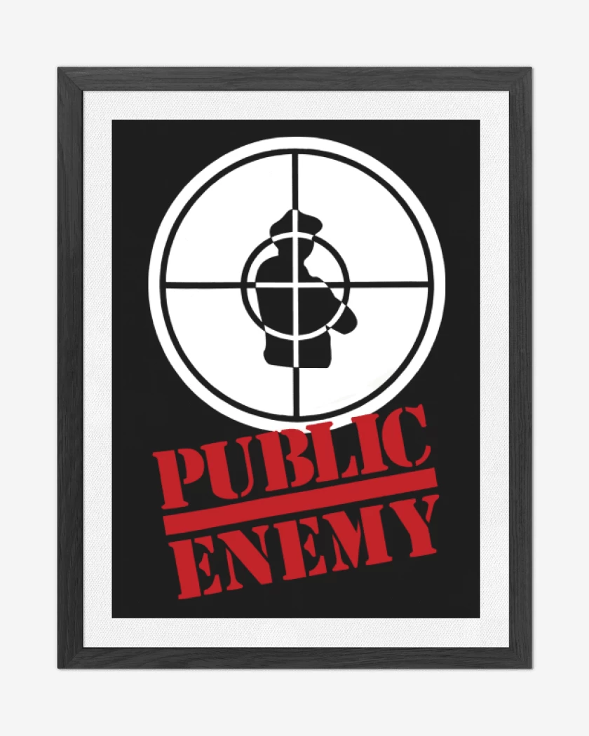 Cuadro decorativo Public Enemy Logo