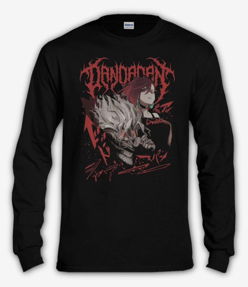 Polera manga larga DandaDan Okarun x Momo